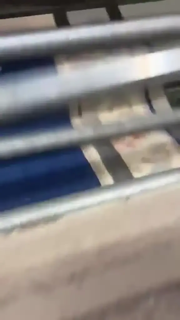 Brossage d'un tapis dans le sens du velours